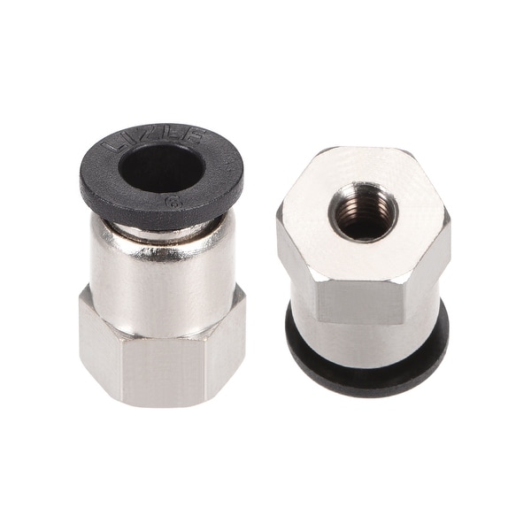 M5 Male Straight Thread 5mm Push In Joint Pneumatic Quick Fittings 2pcs