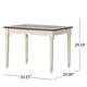 preview thumbnail 9 of 8, Clearwater Multicolored Wood Dining Table with Leaf Extension by Christopher Knight Home