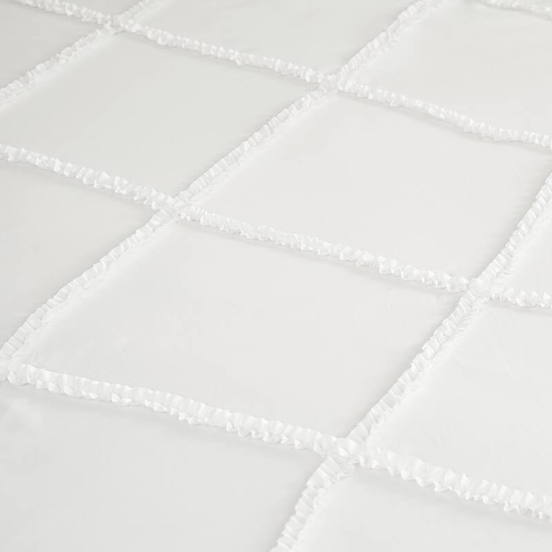 Juicy Couture Diamond Ruffle Reversible Comforter Set