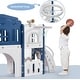 preview thumbnail 19 of 31, 8-in-1 Toddler Indoor Playground with Slide Baby Slide Playset for Toddlers Ages 1-3 Outdoor Play