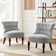 preview thumbnail 2 of 31, Tufted Upholstered Accent Chairs Set of 2 Grey