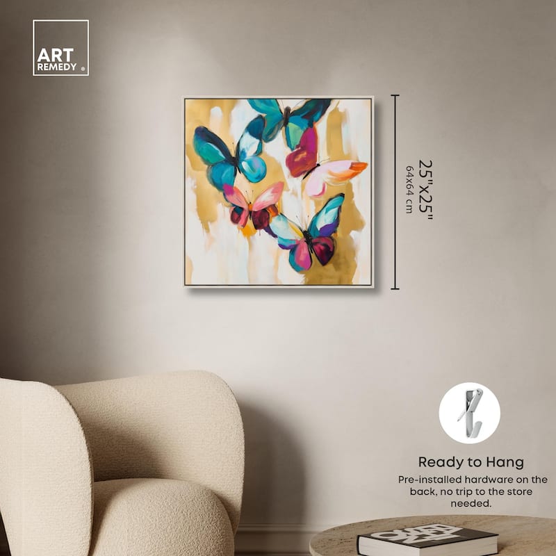 Wings in Waltz II Canvas by Art Remedy