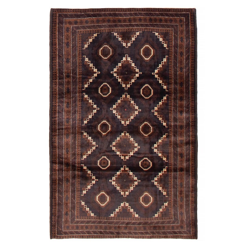 Teimani Navy Rug 3'11" x 6'6" - 3'11 x 6'6 - Dark Navy - 3'11 x 6'6