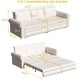 preview thumbnail 76 of 139, 93.7" Chesterfield King Pull Out Sofa Bed Sleeper Sofa with Nailhead Trim
