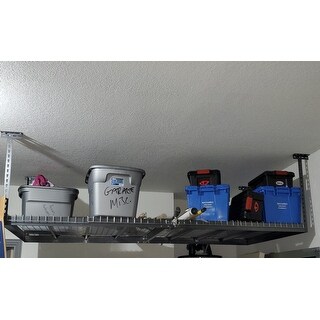 Shop Newage Products Adjustable Width Ceiling Storage Rack Ships