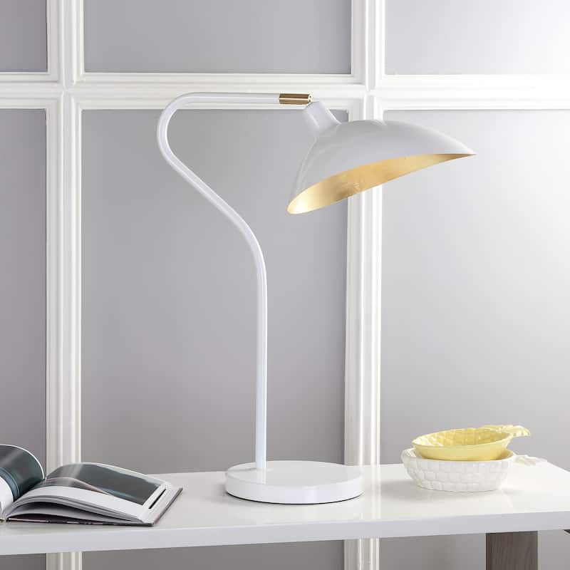 SAFAVIEH Lighting 30-inch Giselle Adjustable Task Table Lamp - 20"x10.16"x23-30"