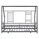 preview thumbnail 23 of 22, Twin Size Metal House Bed with Trundle