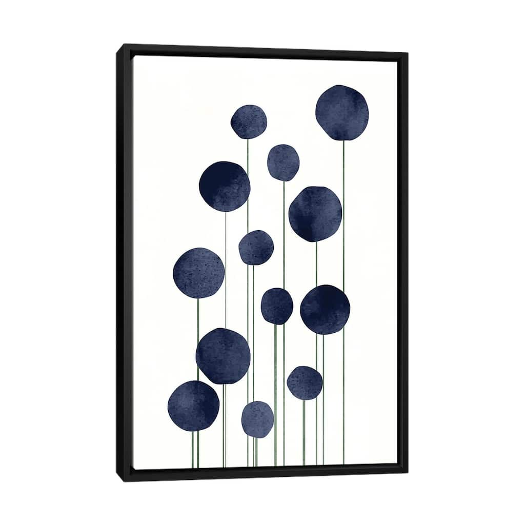 iCanvas "Water Flowers" by Kubistika Framed Canvas Print