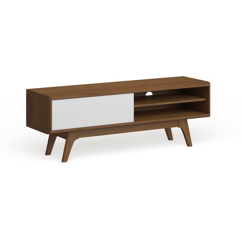 44" TV Stand - Walnut White - 48"