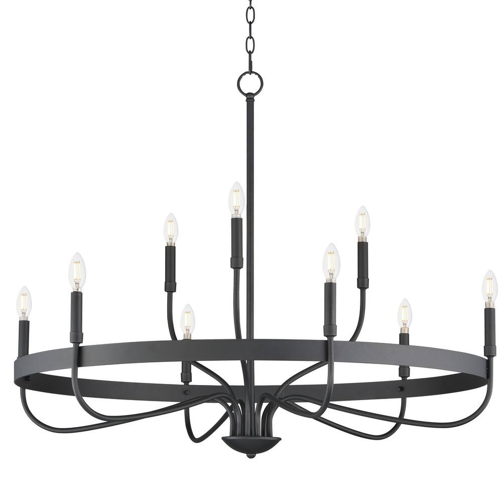 Maxim 14499 Frankie 9 Light 40" Wide Taper Candle Style Chandelier