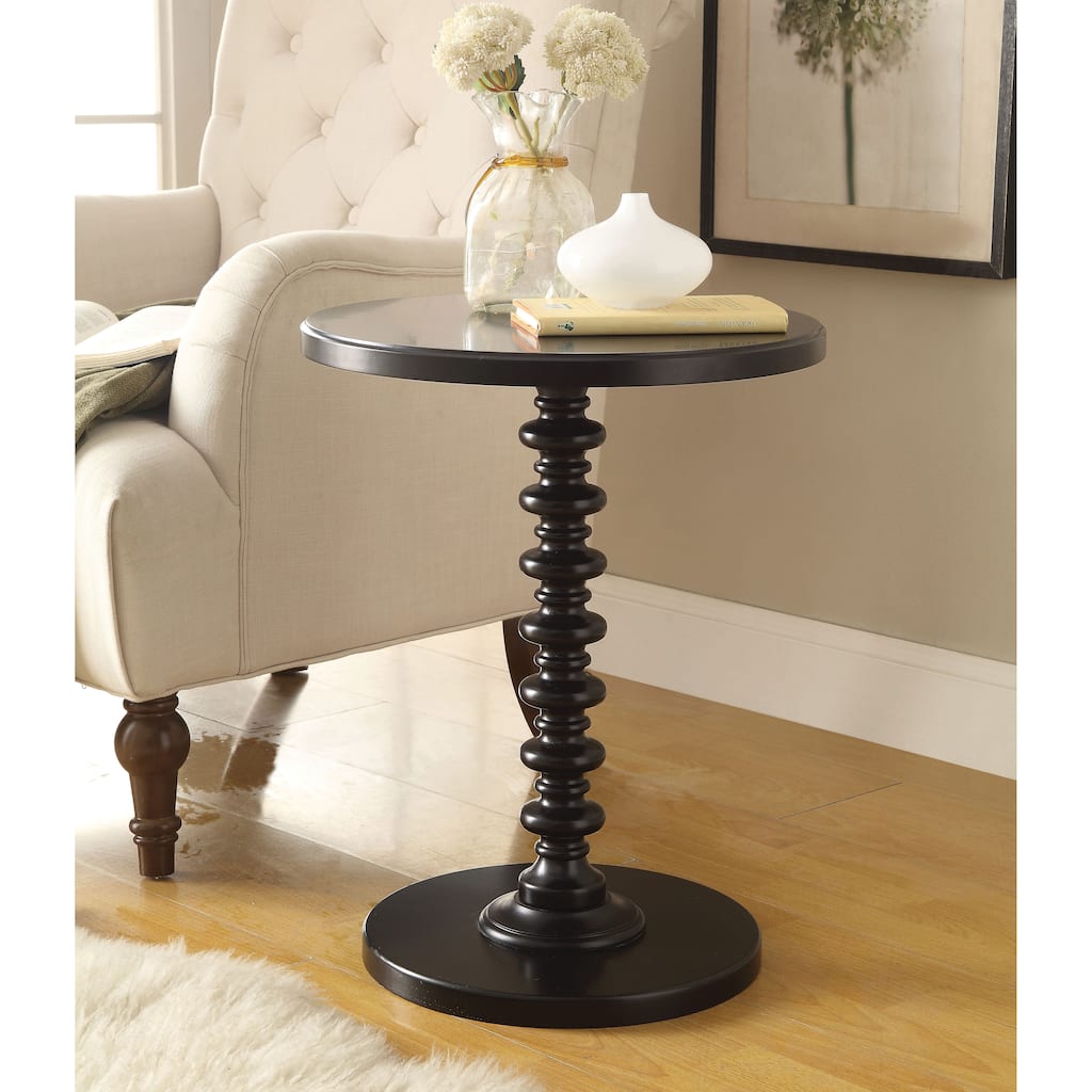 Solid Wood Roune Side Table, Sofa Table