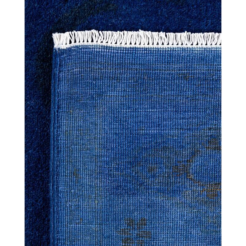 Vibrance One-of-a-Kind Hand-Knotted Area Rug - Blue, 5' 1" x 8' 3" - 5' 1" x 8' 3"