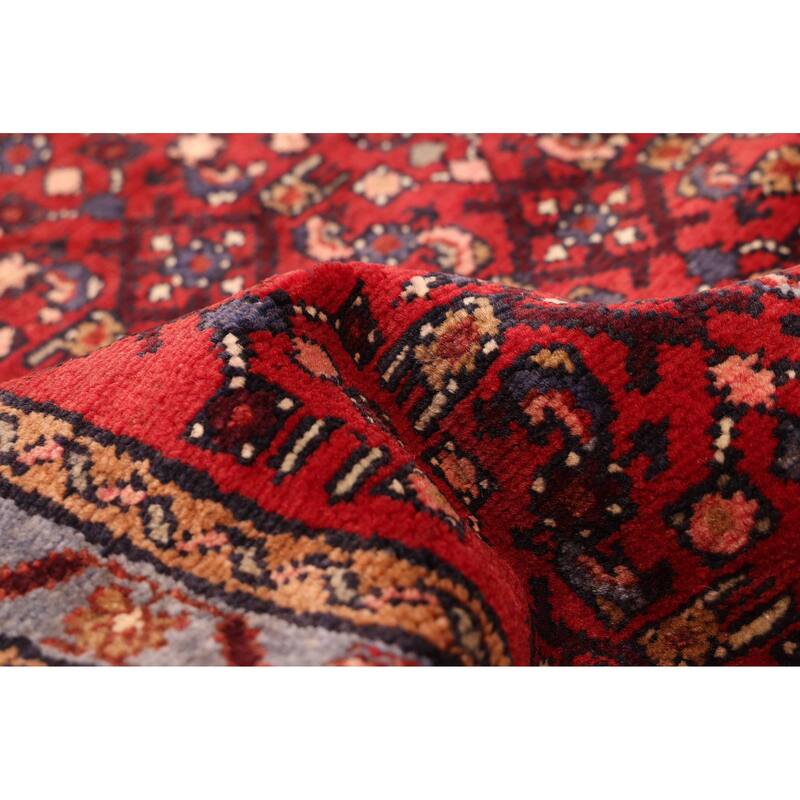 ECARPETGALLERY Hand-knotted Andelz Red Wool Rug - 2'11 x 10'7