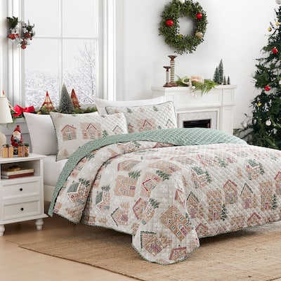Avanti Linens Gingerbread Full/Queen Quilt Set
