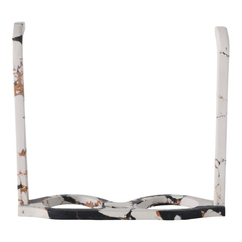 Stone Decorative Eyewear Design Sculpture Trendy Valencia Design - 9" x 8" x 3"