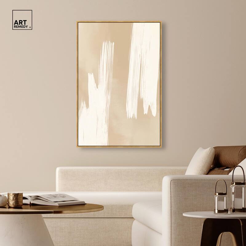 Gestural Grains II Canvas by Art Remedy