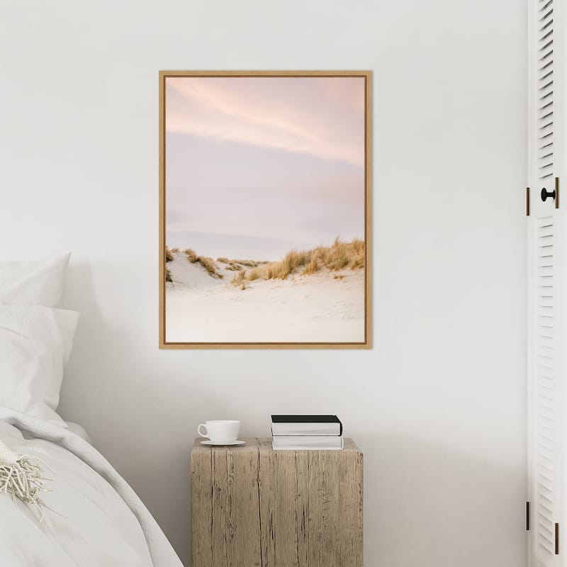 Ameland Dunes 3 by Raisa Zwart Framed Canvas Wall Art - Sylvie Maple