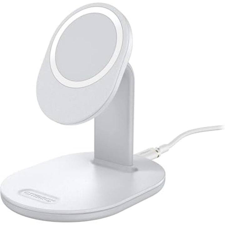 OtterBox Wireless Charging Stand 1.0 for MagSafe, White, 7.5 Watts - n/a