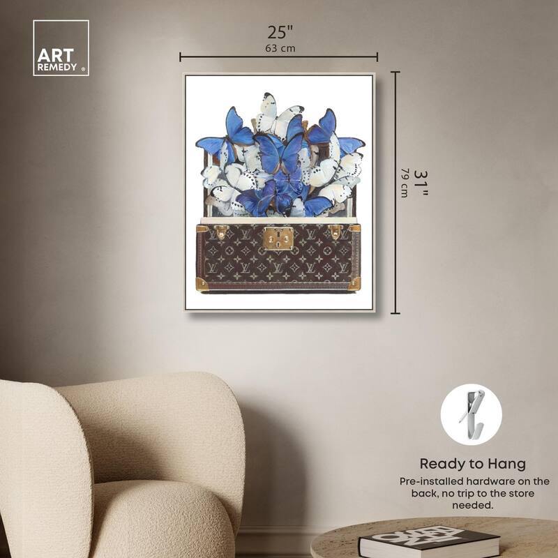 Luxurious Butterflies Canvas by Art Remedy