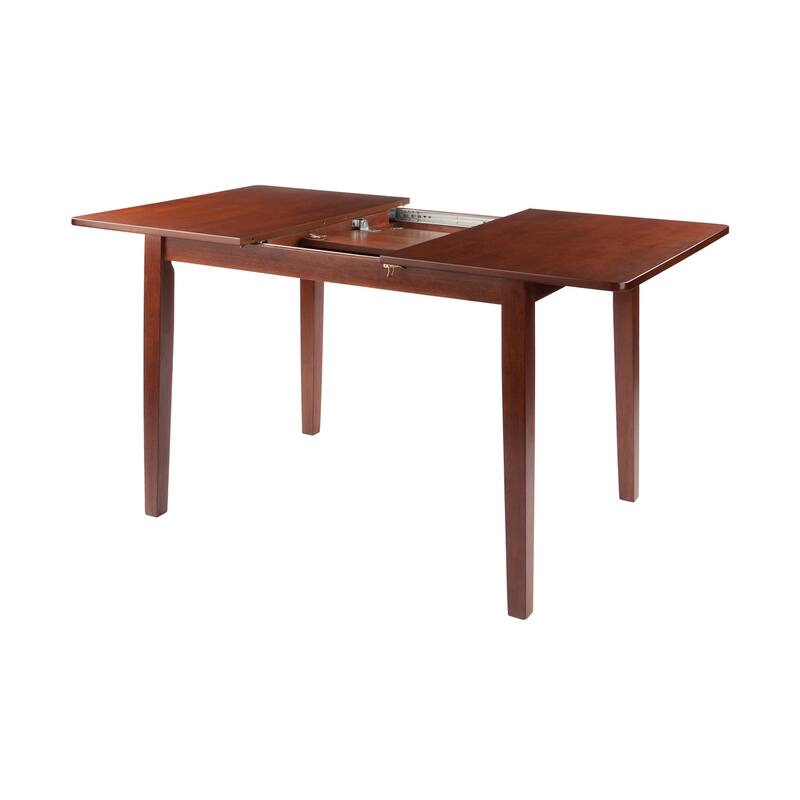 Darren Dining Table w/ Extension Top, Walnut