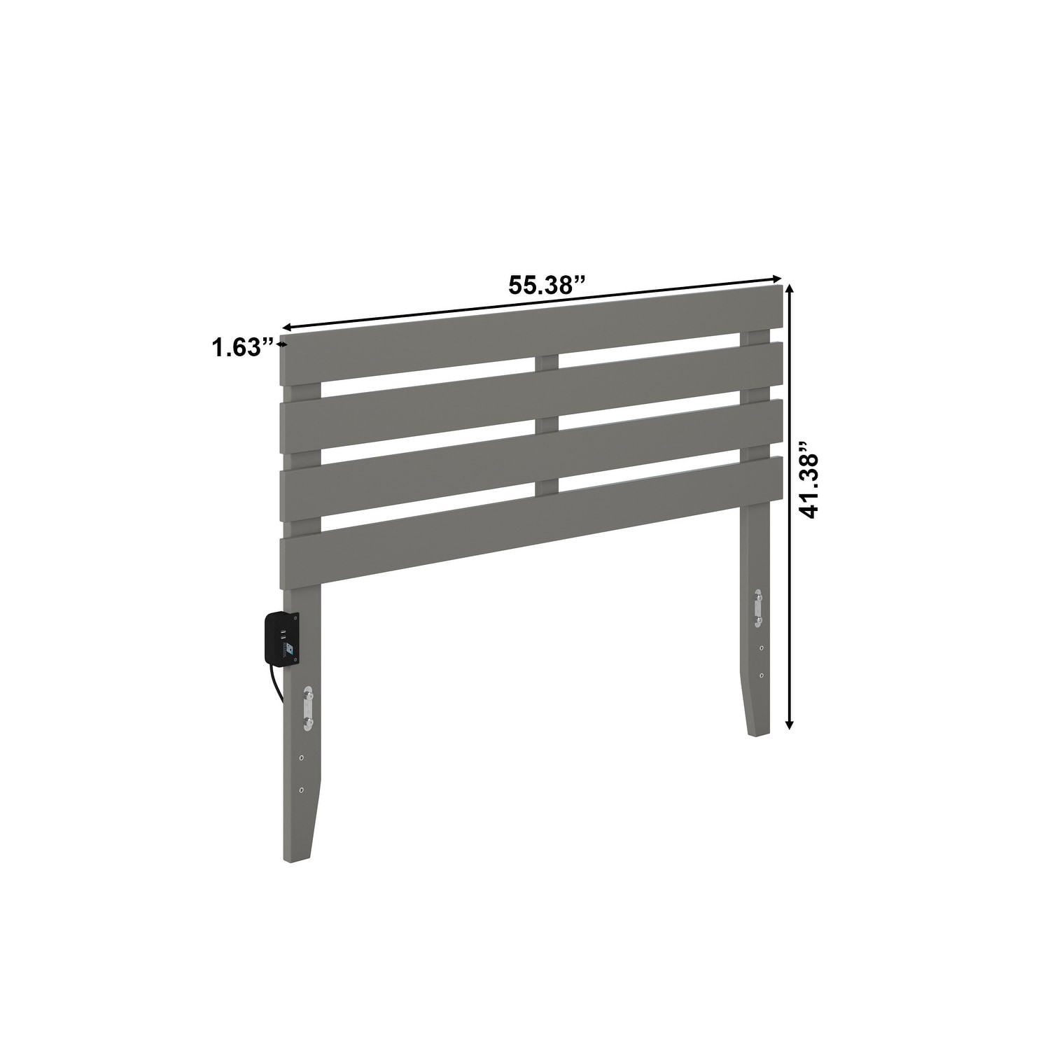 AFI Oxford Headboard with Attachable Charger - Picture 13 of 24