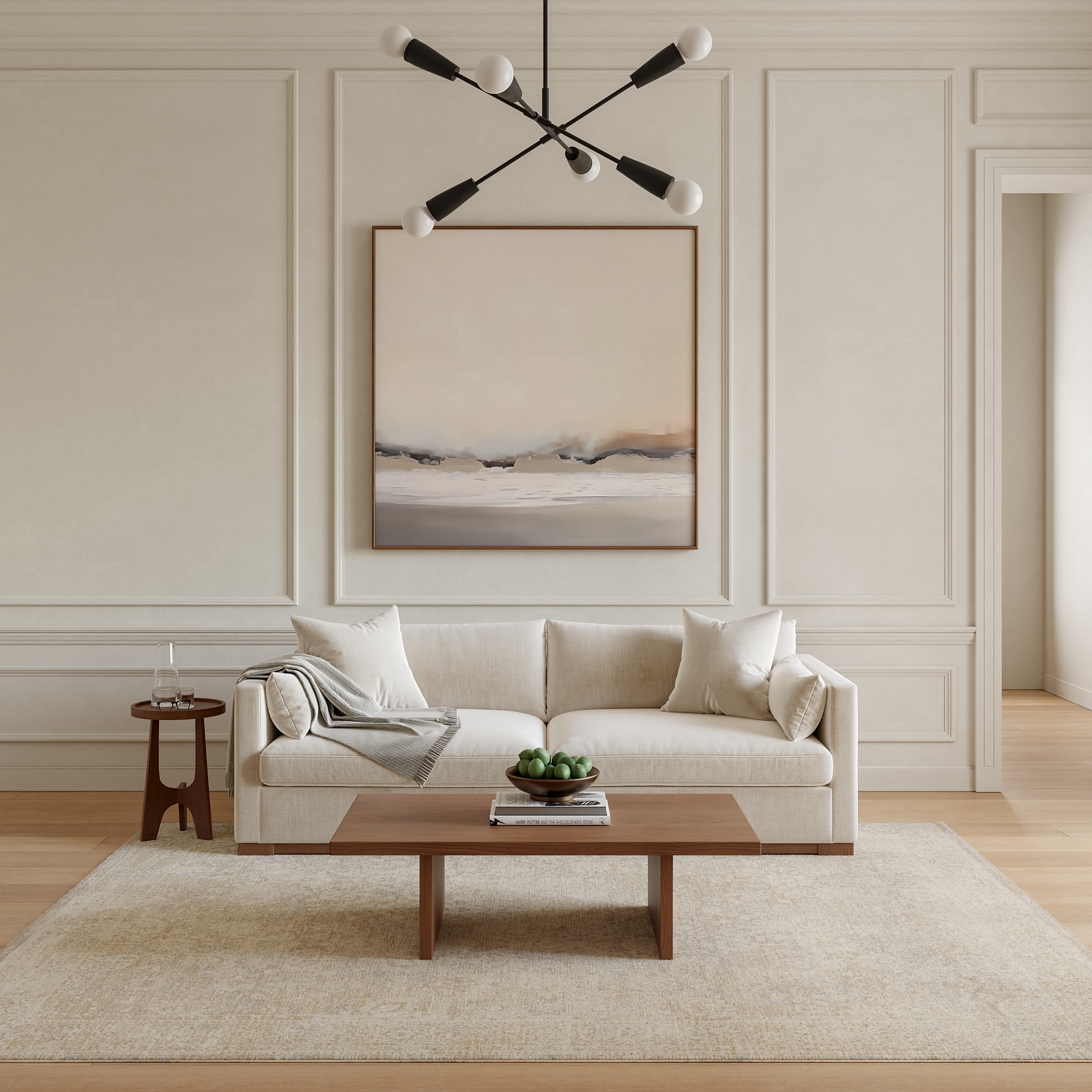 Nourison Home Sultana Indoor only Beige Persian Area Rug