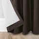 Sun Zero Evelina Faux Dupioni Silk Blackout Curtain Panel, Single Panel