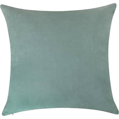 Delara Pack of 1 Velvet Decorative Throw Pillow Cover 20x20 Inches, Cushion Cover, Soft and Breathable Fabric, Hidden Zipper