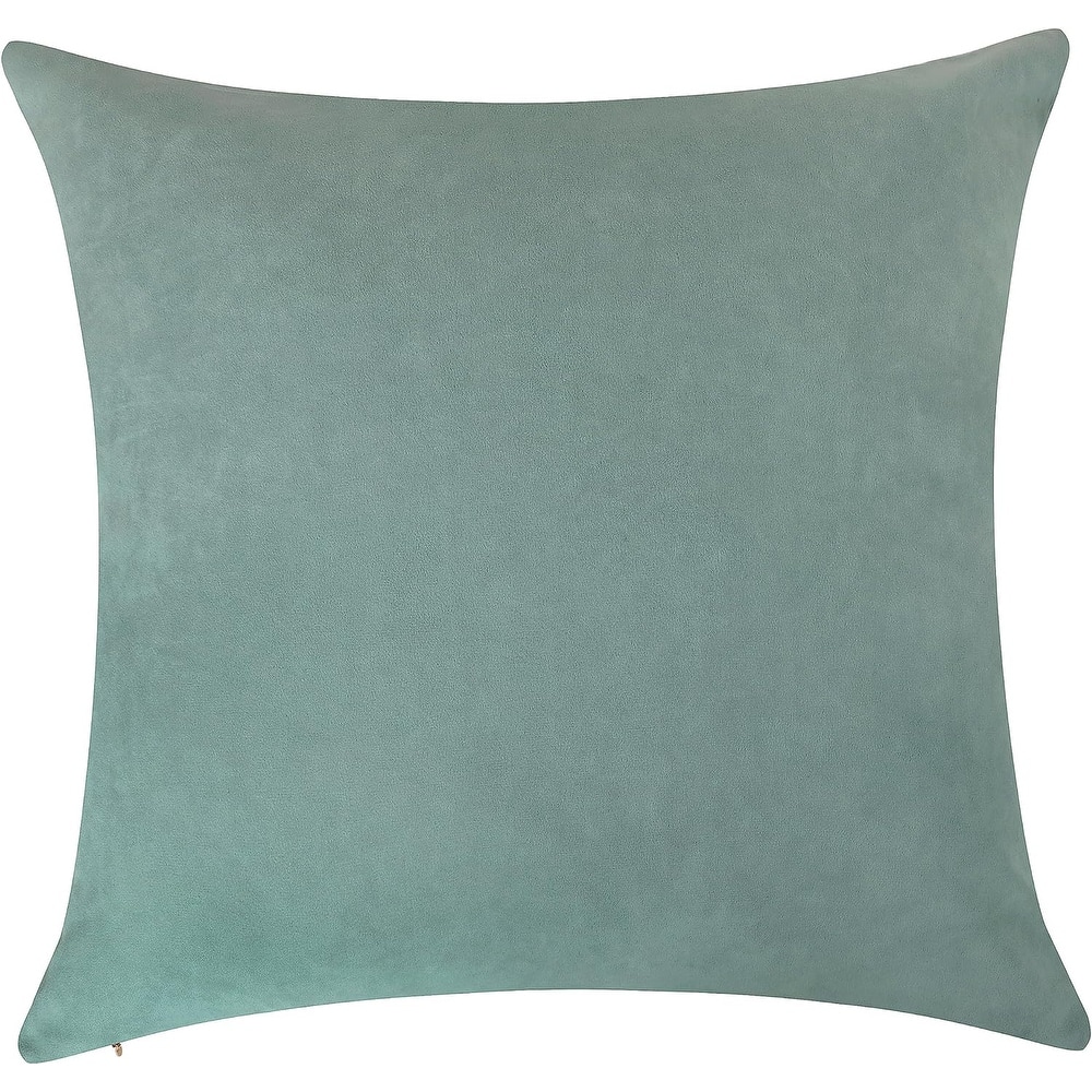 Delara Pack of 1 Velvet Decorative Throw Pillow Cover 20x20 Inches, Cushion Cover, Soft and Breathable Fabric, Hidden Zipper