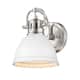 Option Pewter with Matte White Shade