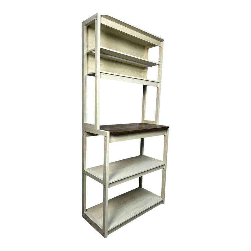 31.5" 5-Tier Bakers Rack for Kitchen with Storage, Coffee Bar, Kitchen Shelves, Microwave Stand