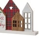 preview thumbnail 10 of 9, Glitzhome 20"L Metal and Wooden Christmas House Decor
