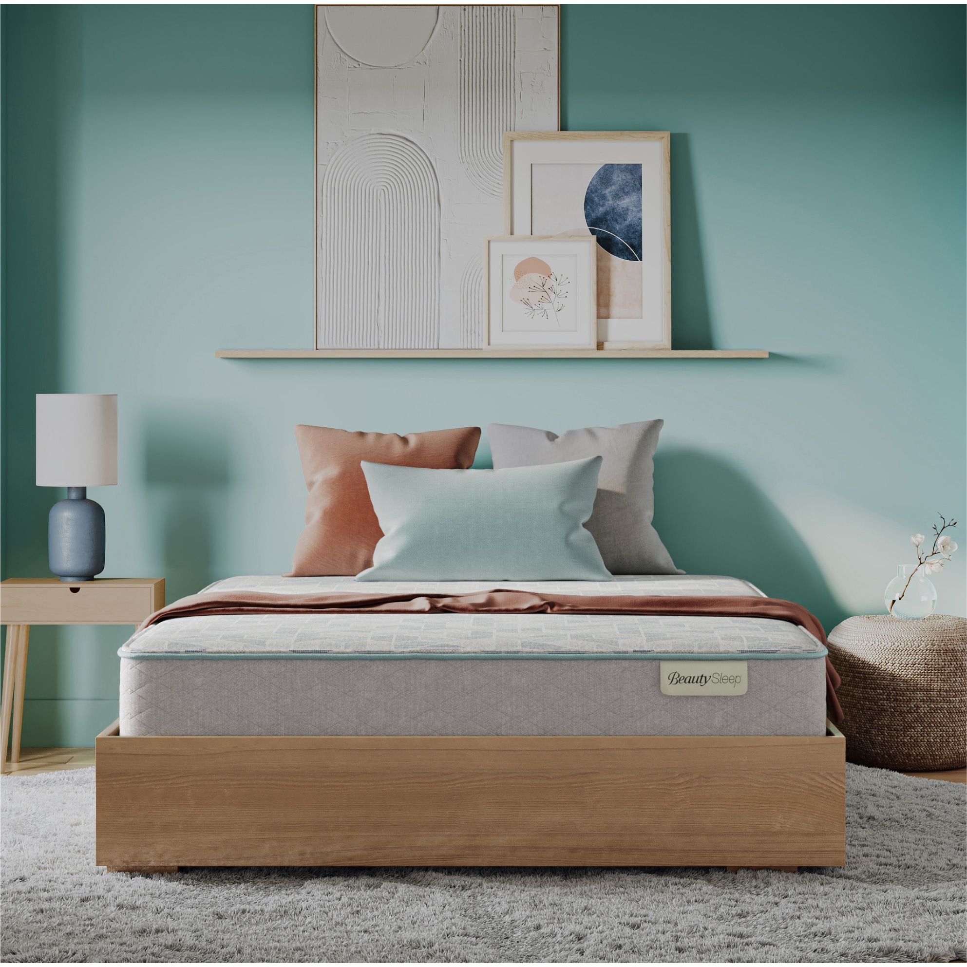 BeautySleep by Beautyrest Slumberscape 12.5" Hybrid Plush Mattress