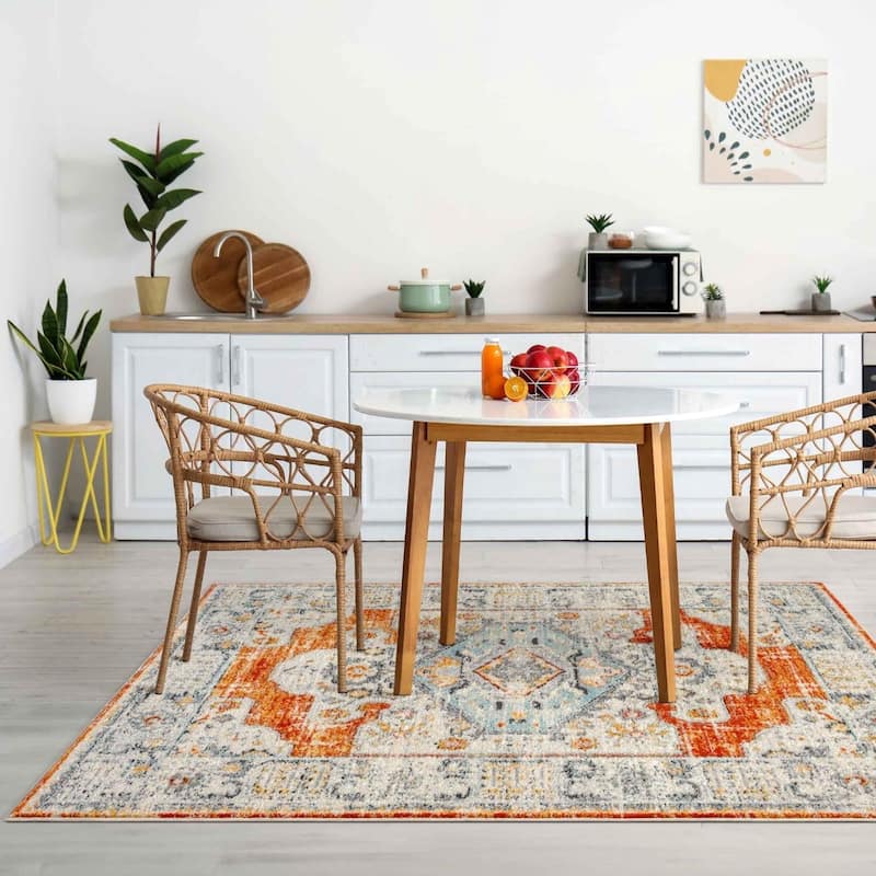 Luxe Weavers Oriental Medallion Area Rug, Indoor Stain-Resistant Carpet