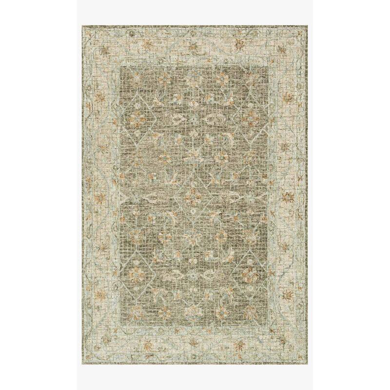 Alexander Home Transitional Mosaic Hand-hooked 100% Wool Rug