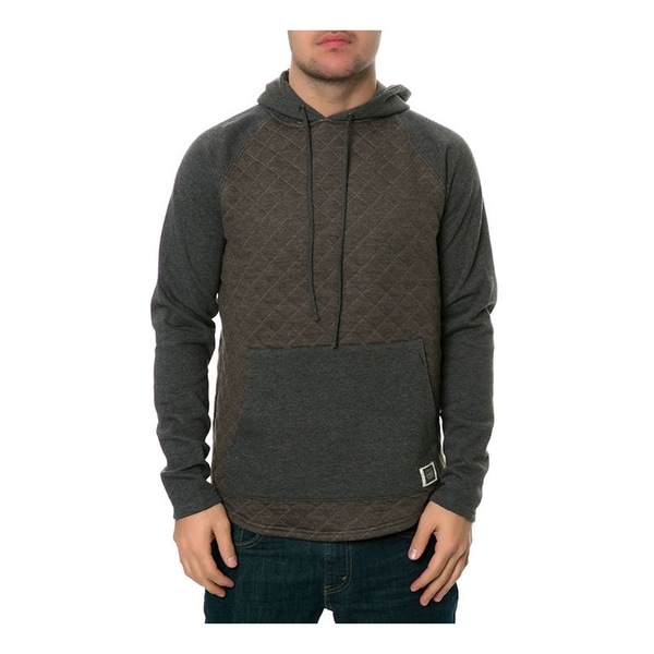 mens quilted hoodie