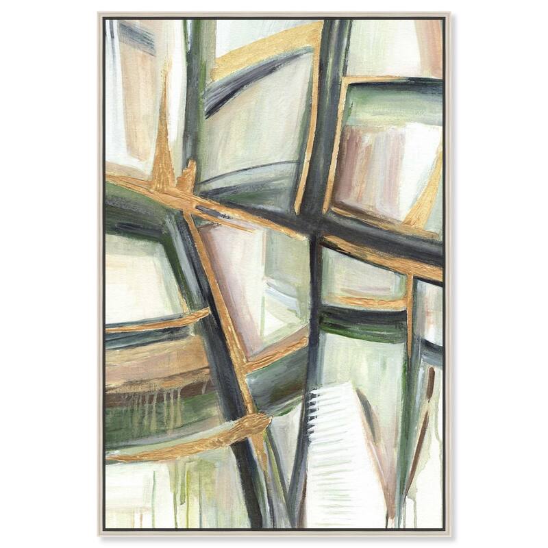 Majestic Vibes I Canvas by Art Remedy - Silver - 36" x 54"