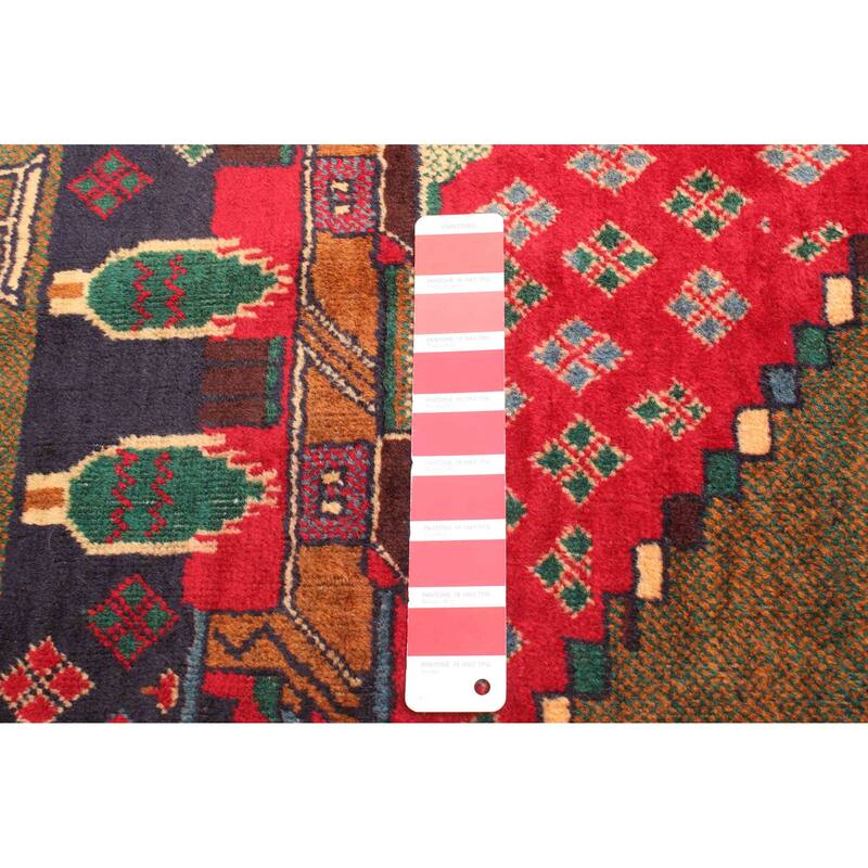 ECARPETGALLERY Hand-knotted Teimani Red Wool Rug - 2'5 x 4'10