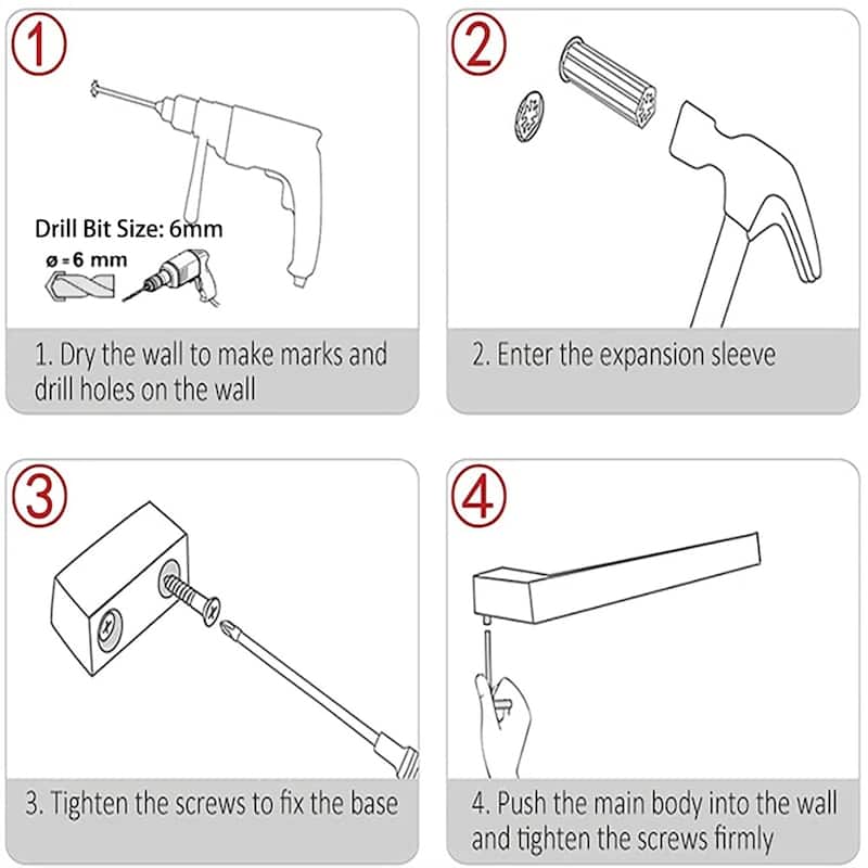 AITINKAN Toilet Paper Holder in Stainless Steel for Easy Replacement