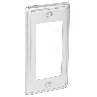 5 Pcs, Handy Utility GFCI/Decorative Receptacle Cover, Zinc Plated Steel - Silver - Bed Bath ...