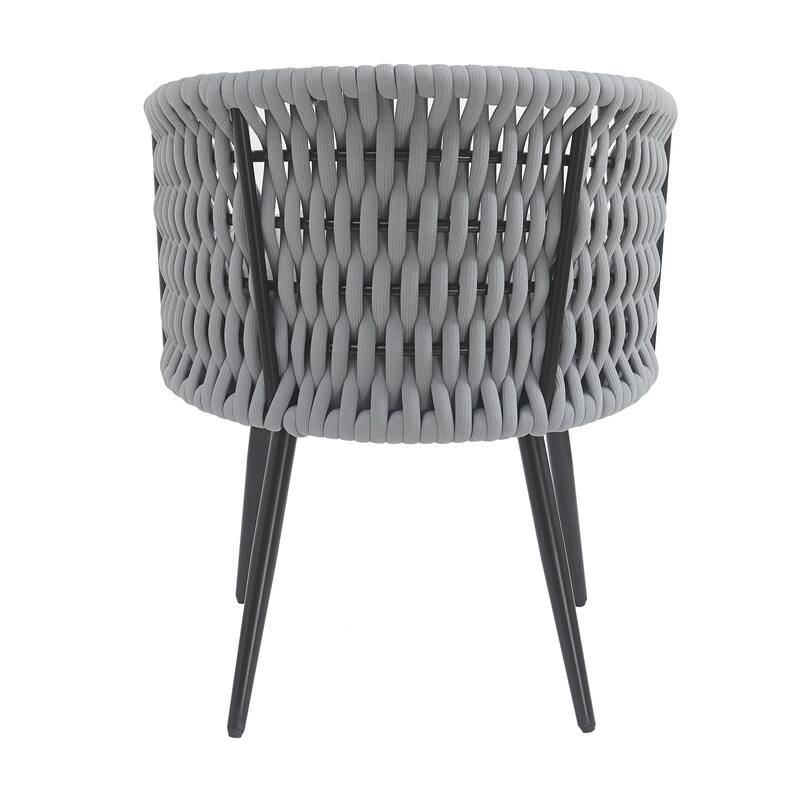 Christopher Knight Home - Tina Outdoor Dining Chair with Weather Resistant Rope and Cushions