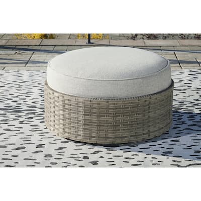 Calworth Outdoor Ottoman - 35"W x 35"D x 19"H