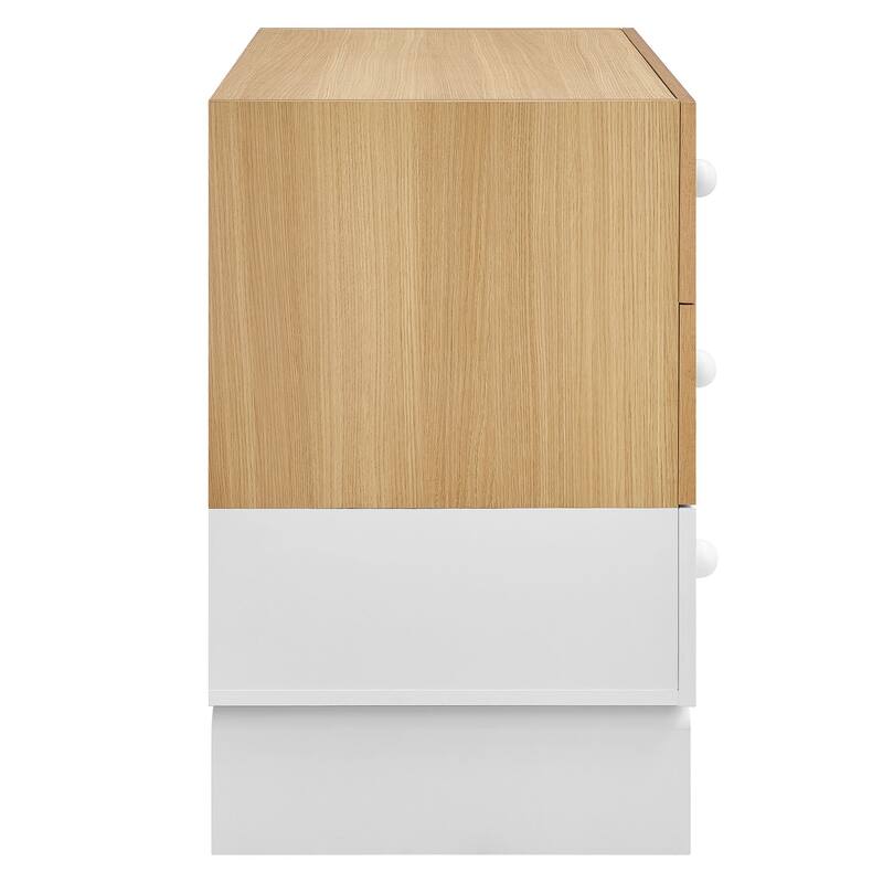 Nolia 3-Drawer Color Block Dresser