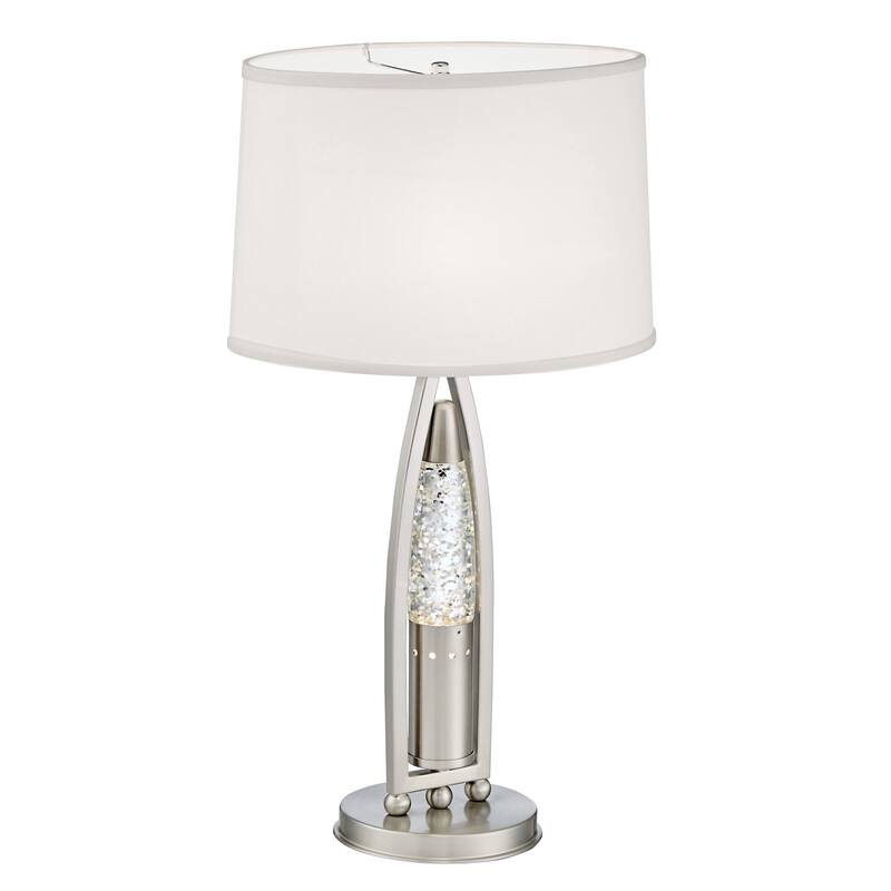Conover Cone Shade Accent Table Lamp - Silver