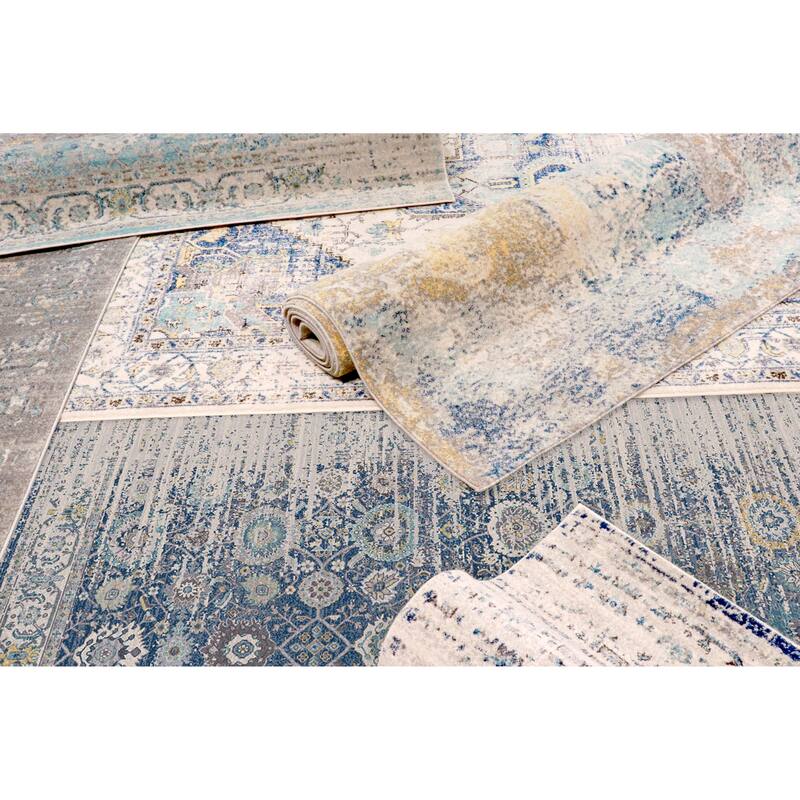 Pasargad Home Chelsea Design Machine Made/Power Loom Area Rug