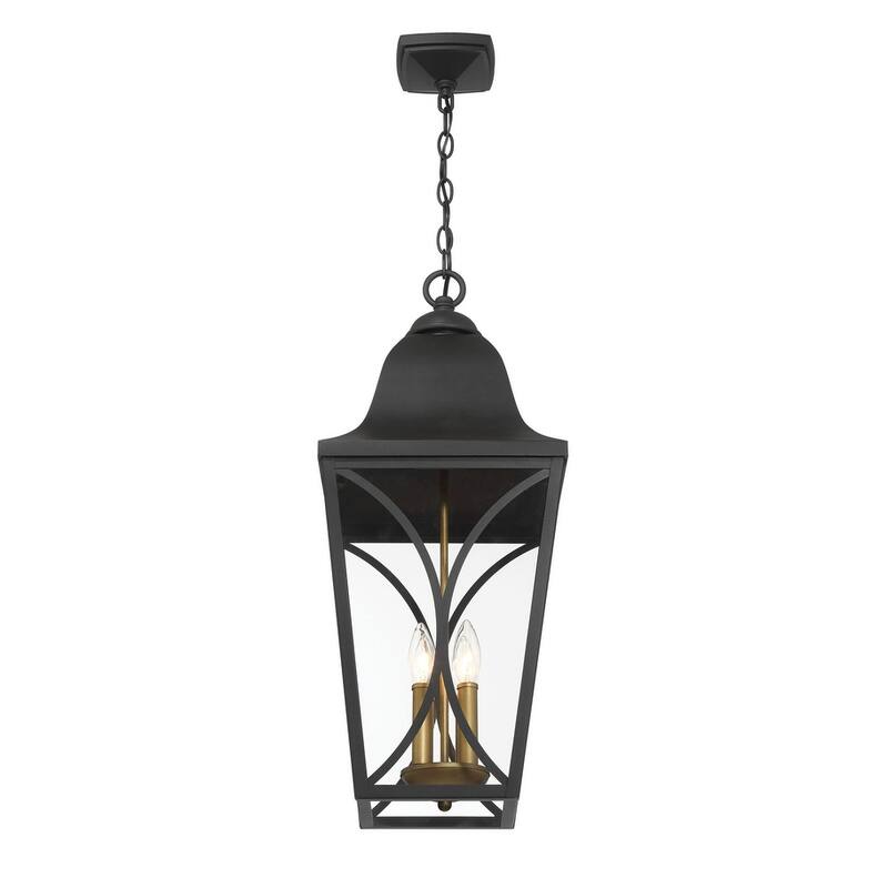 The Great Outdoors 73357 Cardigan 4 Light 11" Wide Outdoor Pendant