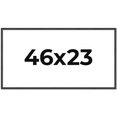 46x23 Frame Brown Solid Wood Picture Frame - Complete Modern Photo