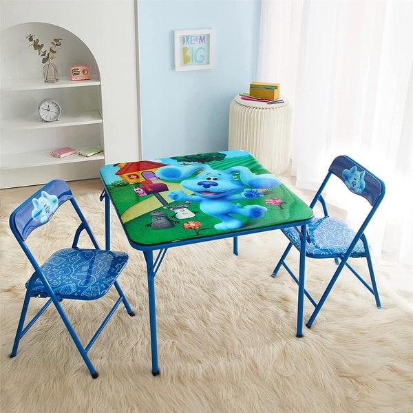 slide 2 of 6, Nickelodeon Blue's Clues 3 Piece Activity Table and Chair Set
