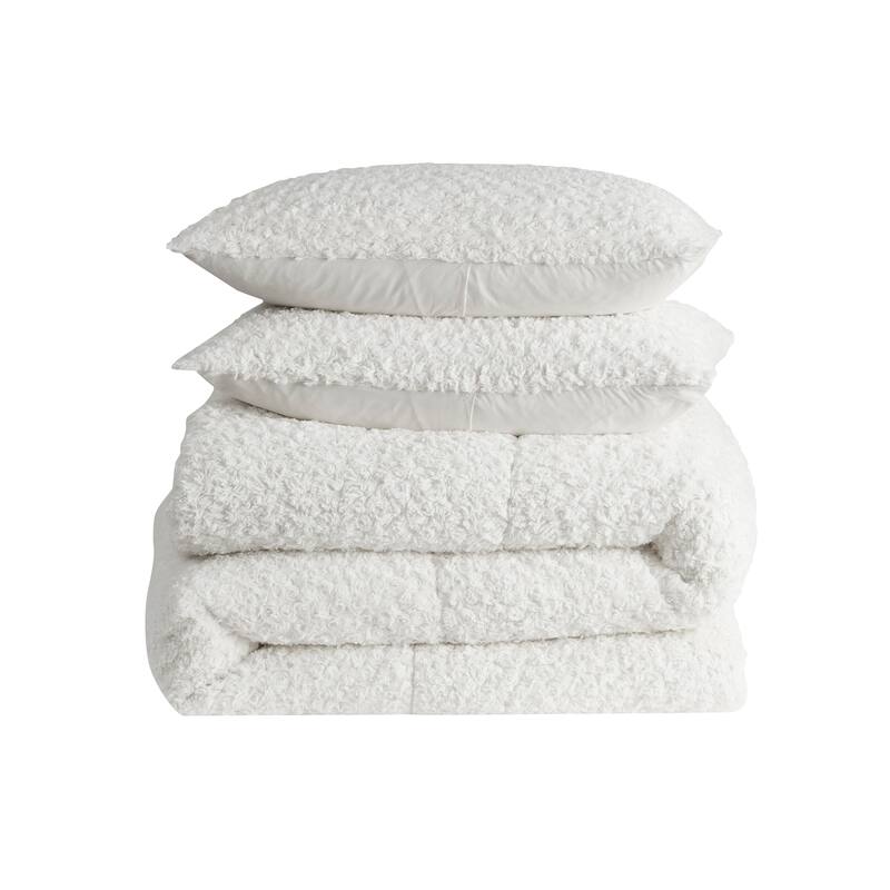 Mika Fake Fur Animal Comforter Set