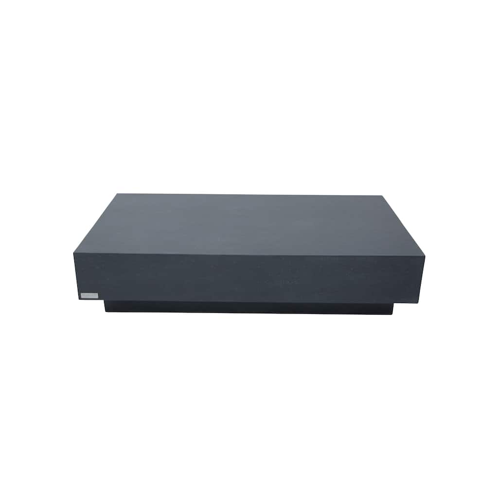 Elementi Home Tevere 60" Rectangular Concrete Coffee Table - 60 X 30 X 14